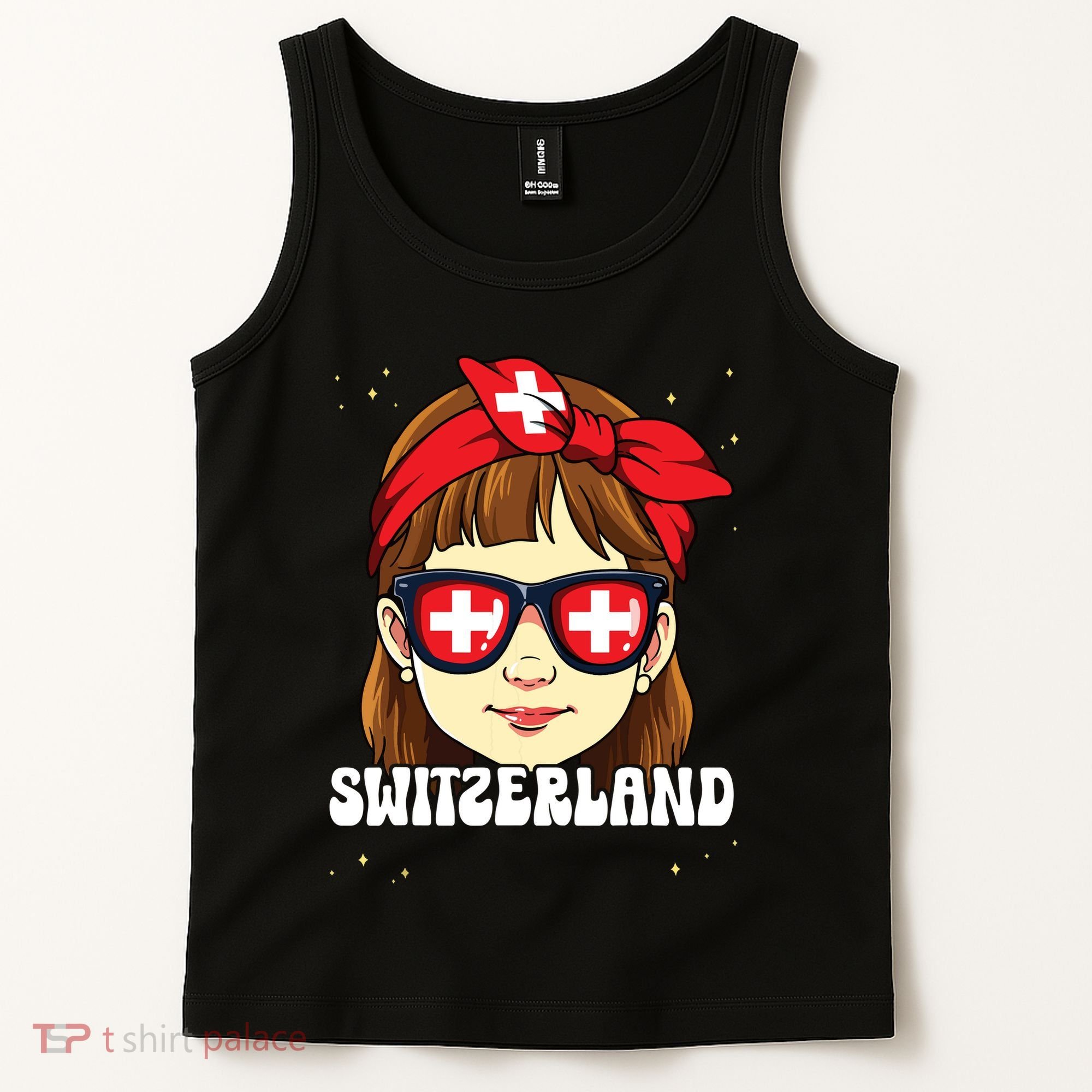 Swiss Girl Switzerland Tank Top