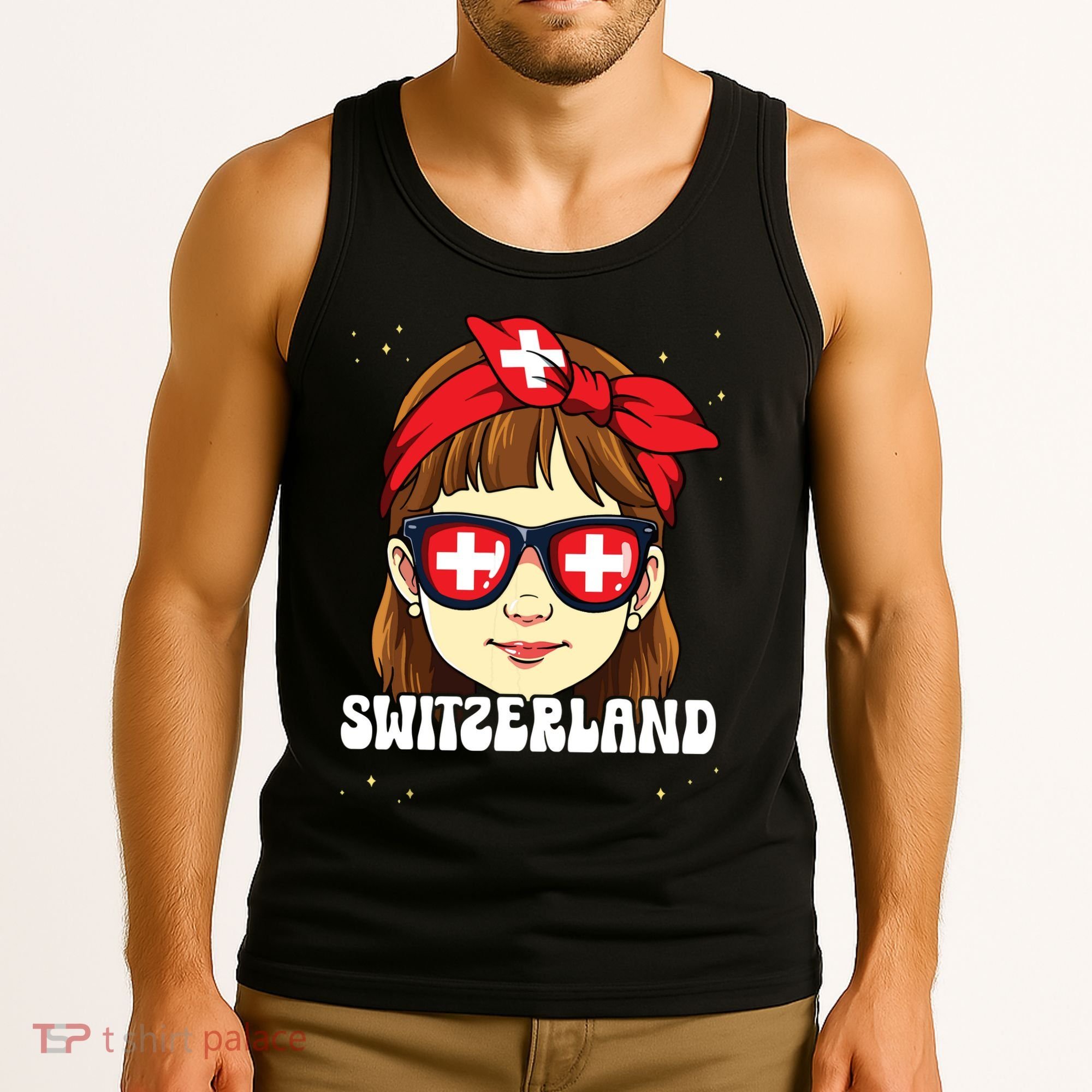 Swiss Girl Switzerland Tank Top