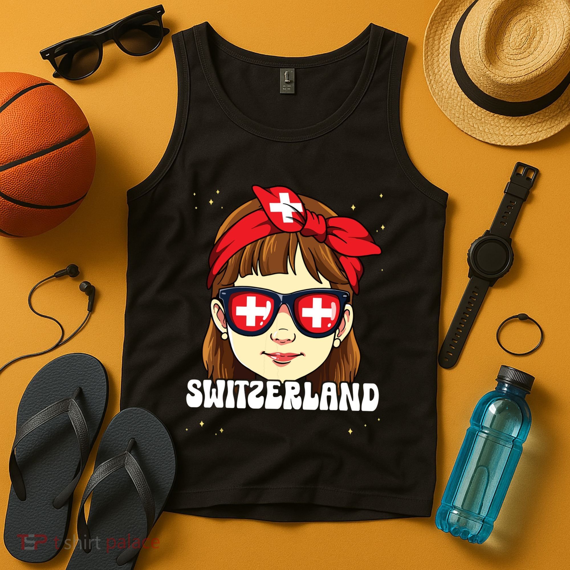 Swiss Girl Switzerland Tank Top