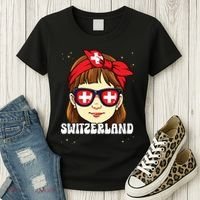 Swiss Girl Switzerland Women's T-Shirt thumb 3
