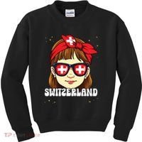 Swiss Girl Switzerland Kids Sweatshirt thumb 0
