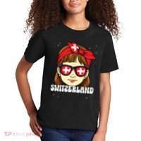 Swiss Girl Switzerland Kids T-Shirt thumb 2