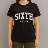 Sixth Grade Squad 6th Grade Team Retro First Day Of School T-Shirt thumb 4