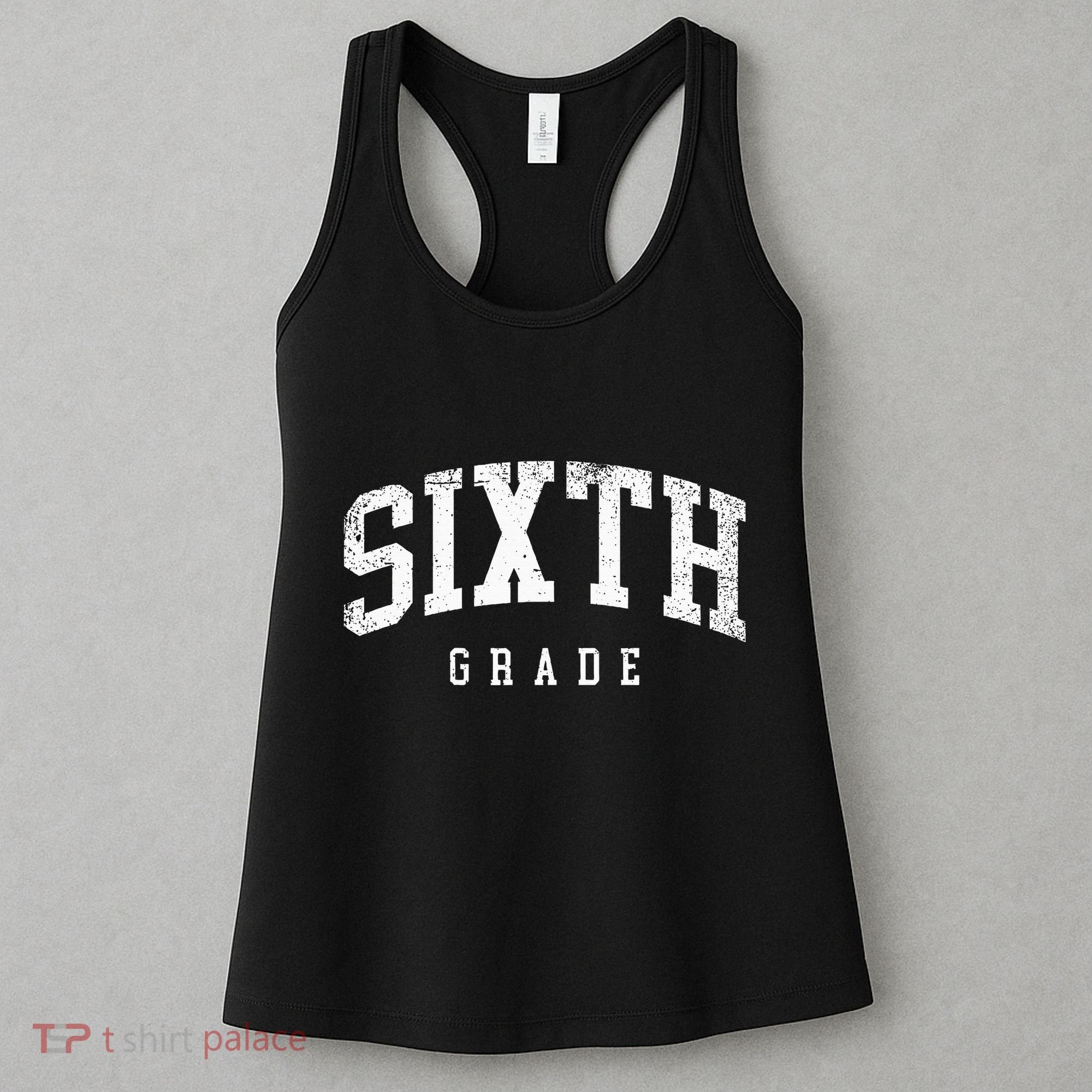 Sixth Grade Squad 6th Grade Team Retro First Day Of School Women's Tank Top