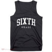 Sixth Grade Squad 6th Grade Team Retro First Day Of School Tank Top thumb 0