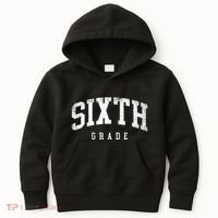 Sixth Grade Squad 6th Grade Team Retro First Day Of School Kids Hoodie thumb 0