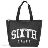 Sixth Grade Squad 6th Grade Team Retro First Day Of School Tote Bag thumb 0