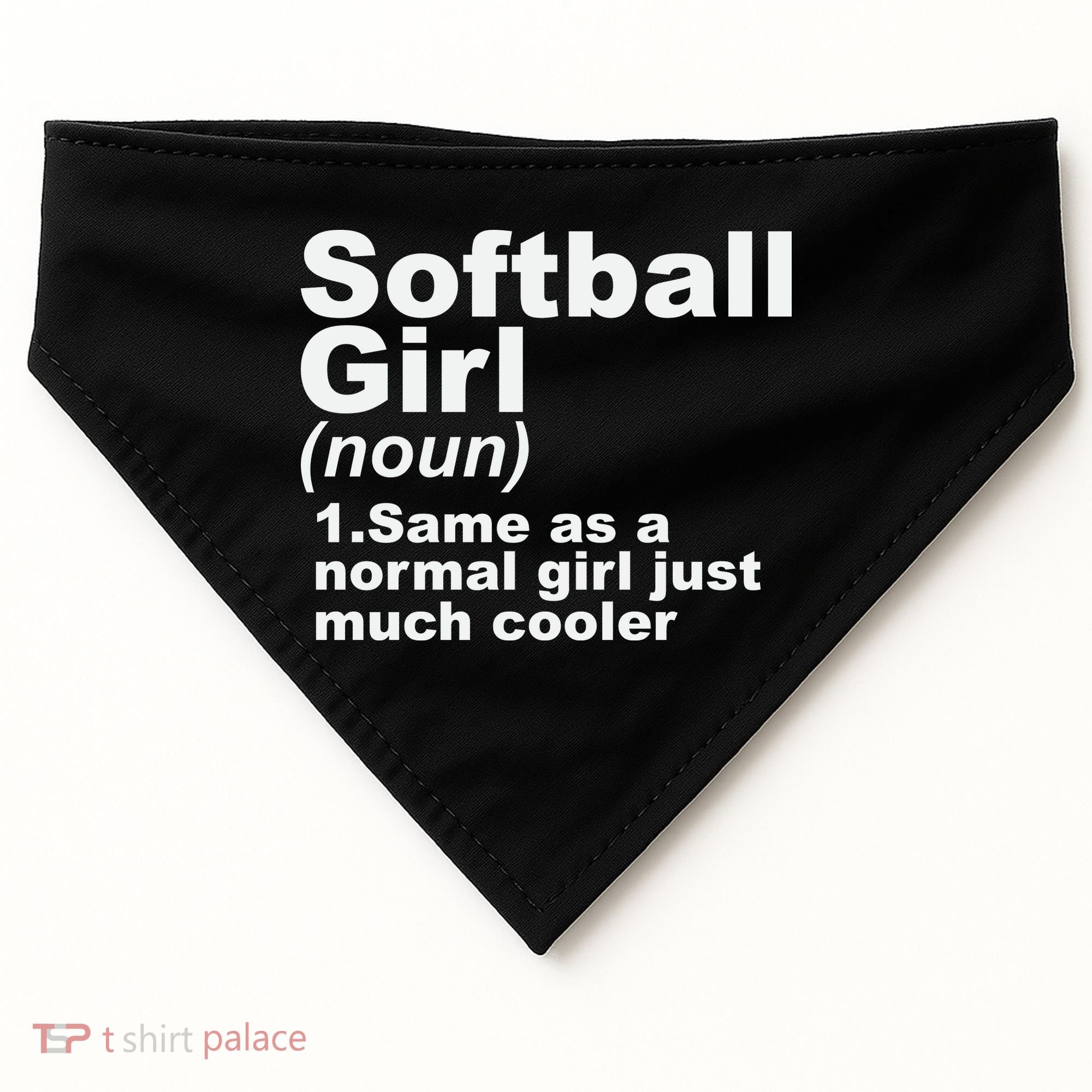 SOFTBALL GIRL USA-Made Doggie Bandana