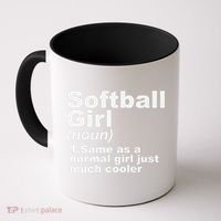 SOFTBALL GIRL Coffee Mug thumb 0