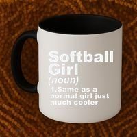 SOFTBALL GIRL Coffee Mug thumb 2