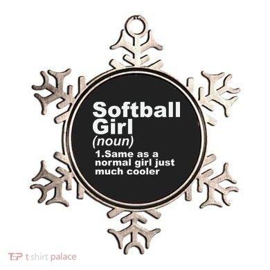 SOFTBALL GIRL Ornament
