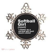 SOFTBALL GIRL Ornament thumb 0