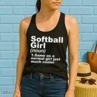 SOFTBALL GIRL Women's Tank Top thumb 2