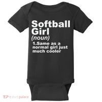 SOFTBALL GIRL Baby Bodysuit thumb 0