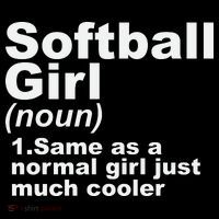 SOFTBALL GIRL Baby Bodysuit thumb 2