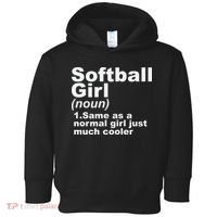 SOFTBALL GIRL Toddler Hoodie thumb 0