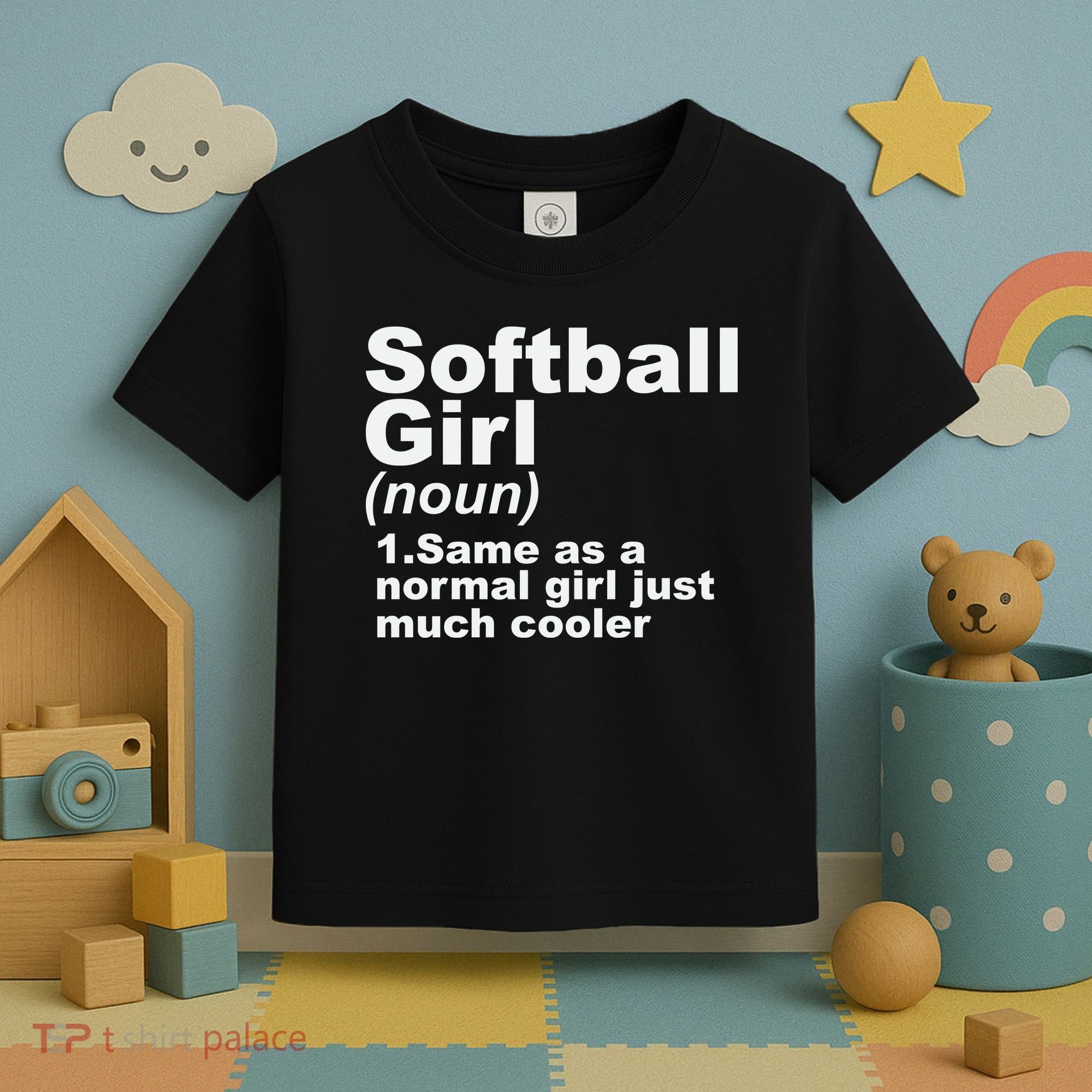 SOFTBALL GIRL Toddler T-Shirt