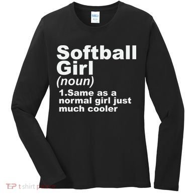 SOFTBALL GIRL Women's Long Sleeve Shirt