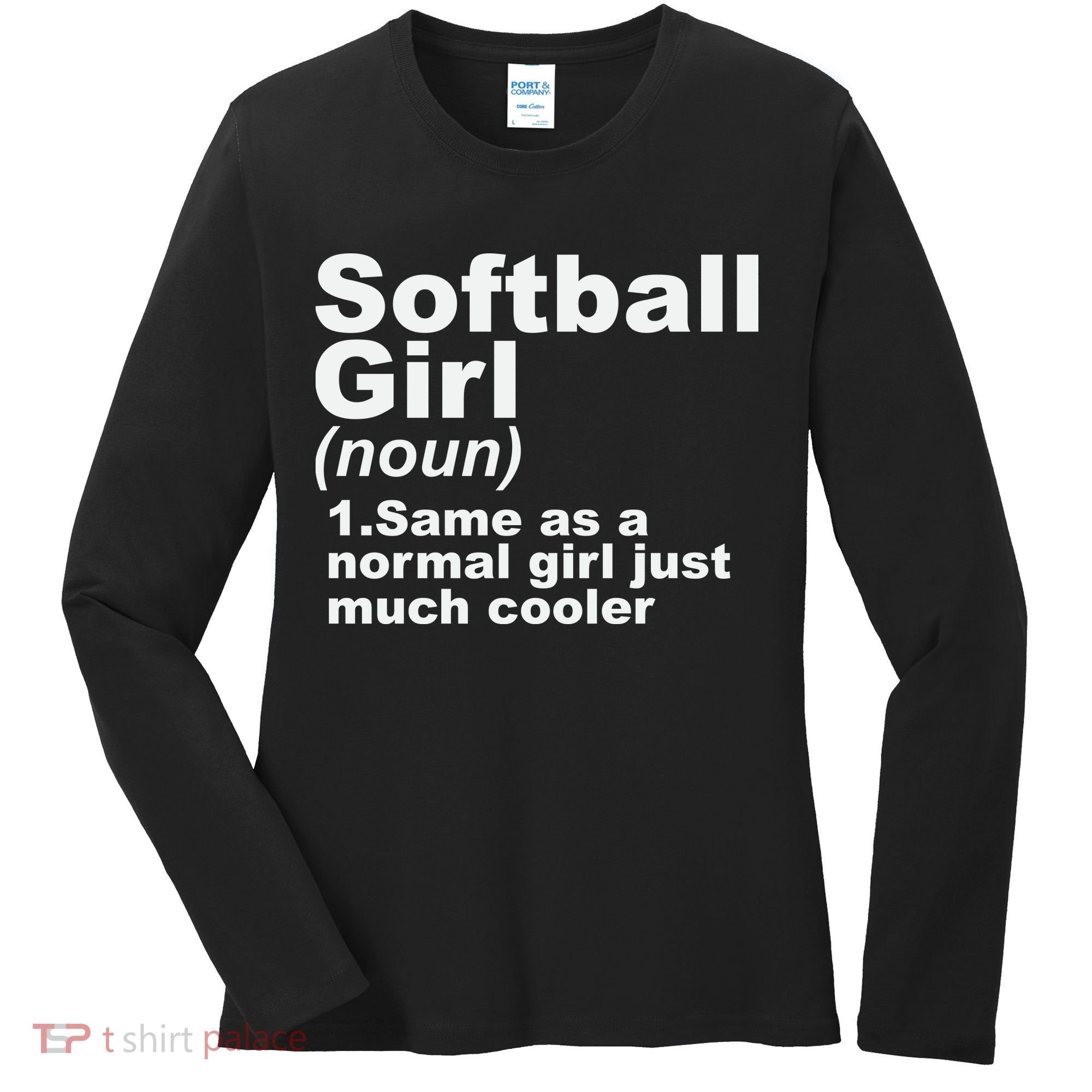 SOFTBALL GIRL Women's Long Sleeve Shirt