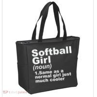 SOFTBALL GIRL Tote Bag thumb 2