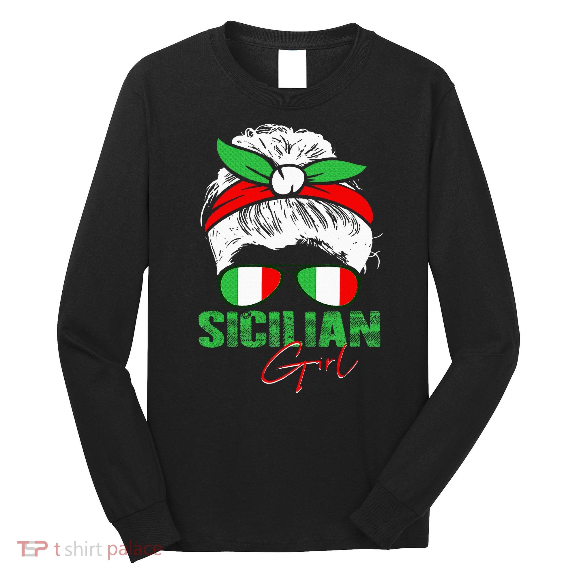 Sicilian Girl Sicily Long Sleeve Shirt