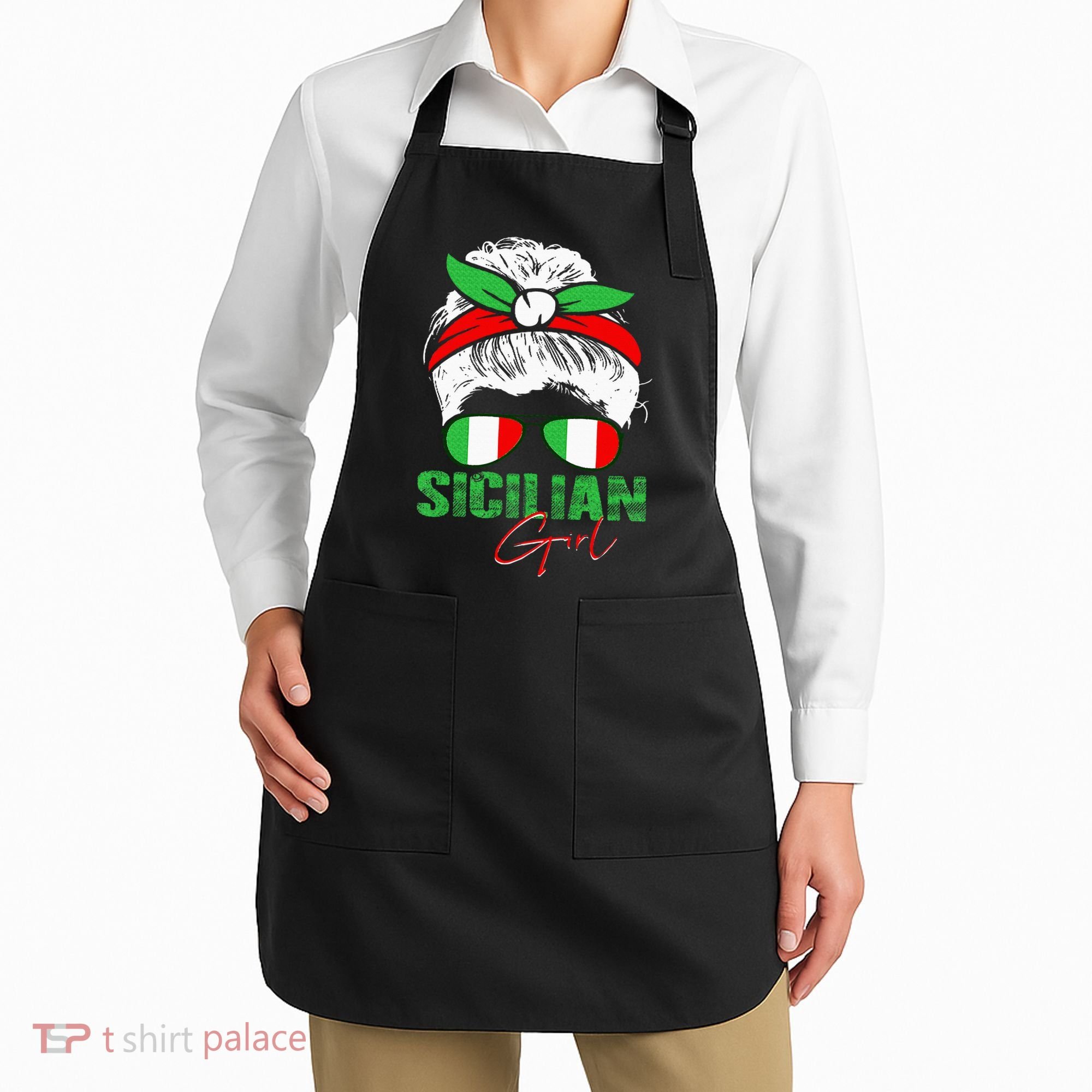 Sicilian Girl Sicily Apron