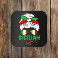Sicilian Girl Sicily Coaster thumb 0