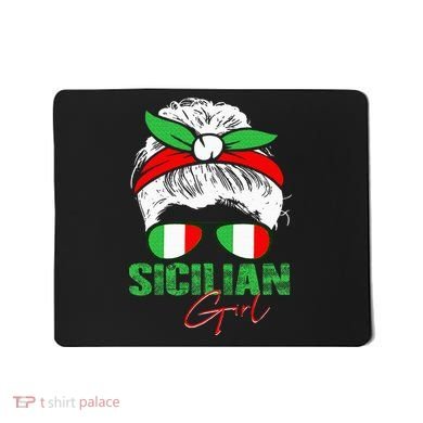 Sicilian Girl Sicily Mousepad