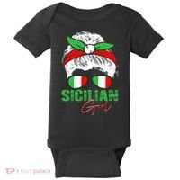 Sicilian Girl Sicily Baby Bodysuit thumb 0