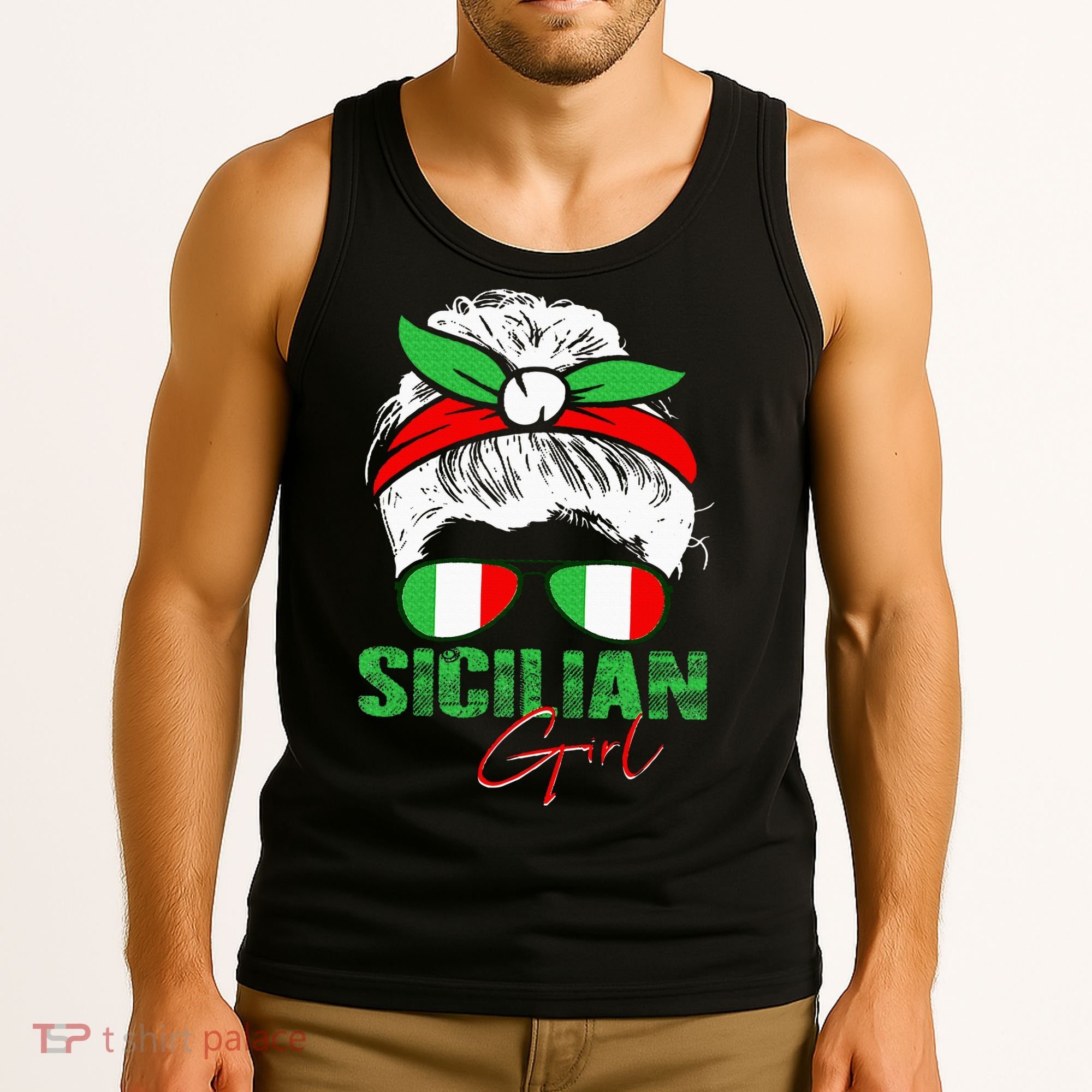 Sicilian Girl Sicily Tank Top