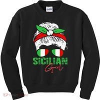 Sicilian Girl Sicily Kids Sweatshirt thumb 0