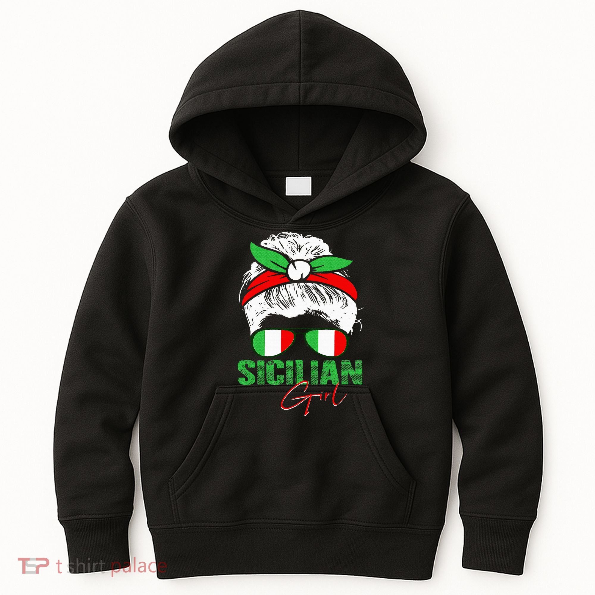 Sicilian Girl Sicily Kids Hoodie