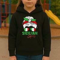Sicilian Girl Sicily Kids Hoodie thumb 3