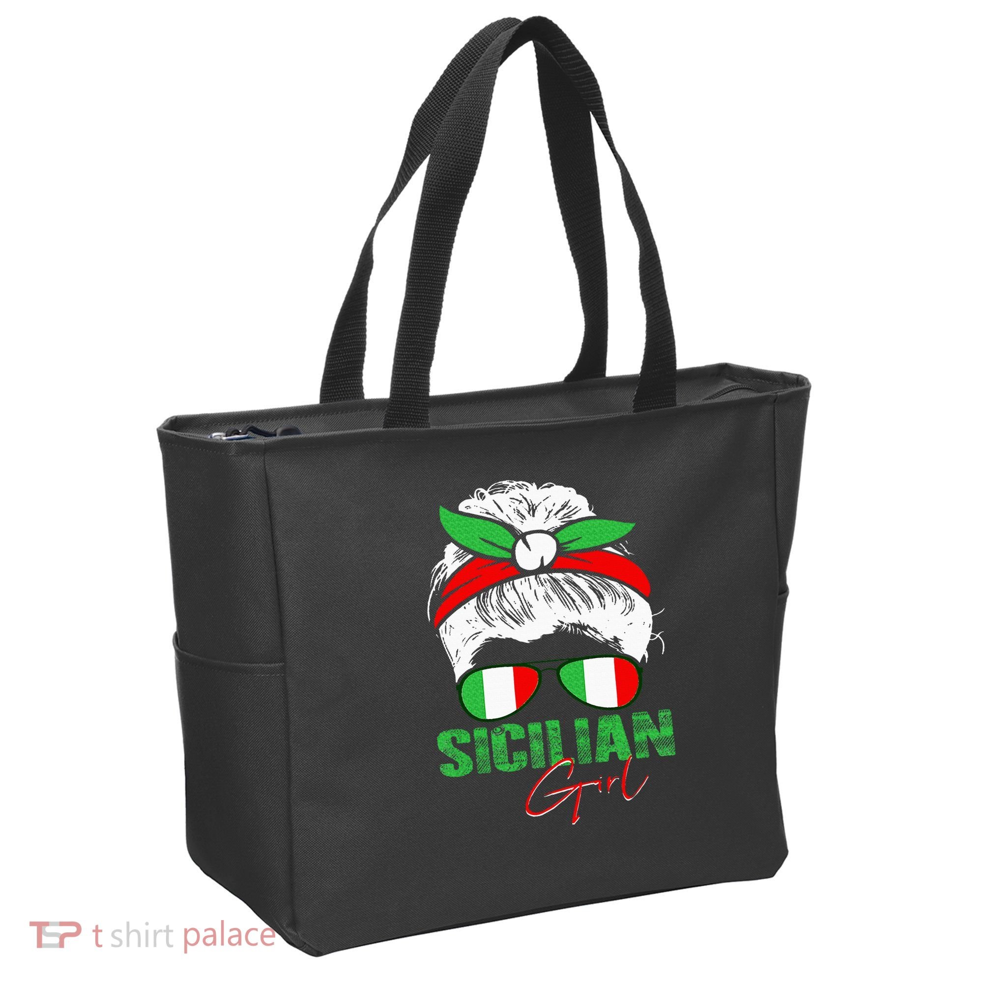 Sicilian Girl Sicily Tote Bag