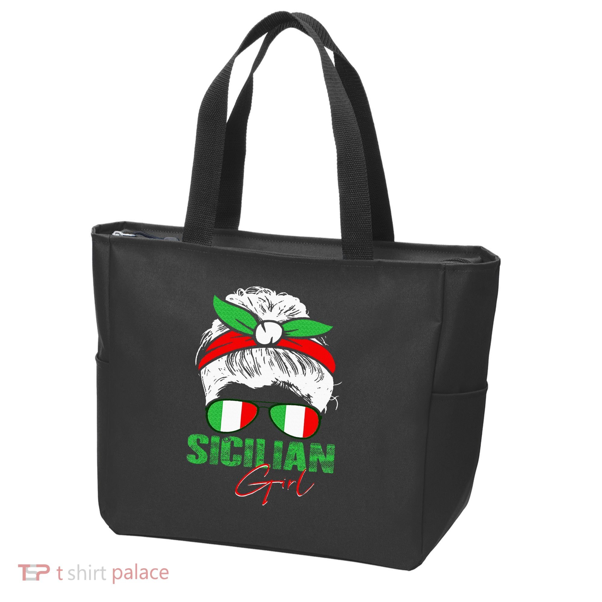 Sicilian Girl Sicily Tote Bag