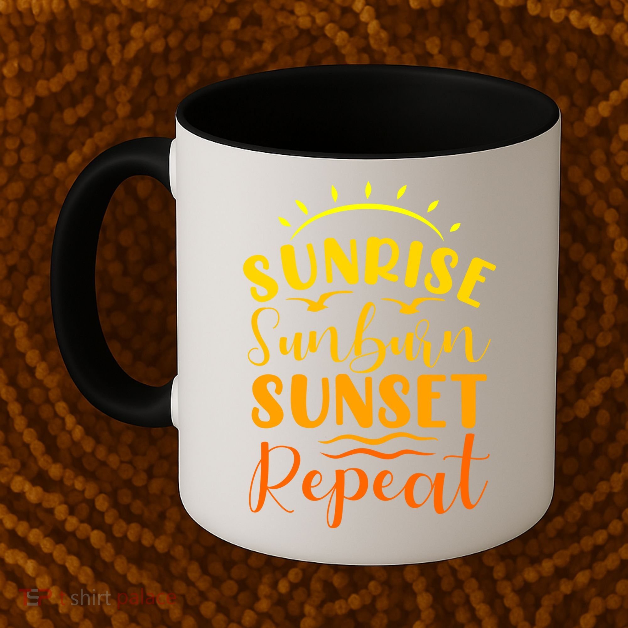 Summer Gift Sunrise Sunburn Sunset Repeat Gift Coffee Mug
