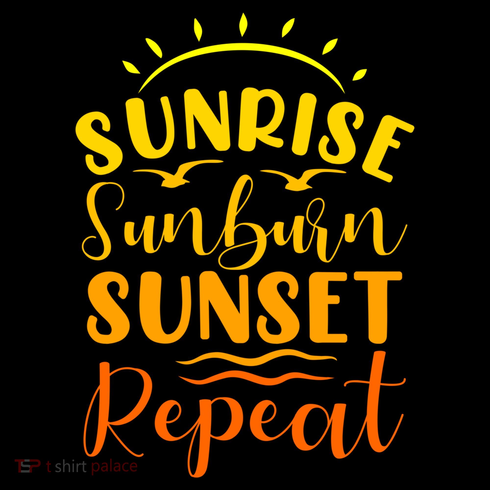 Summer Gift Sunrise Sunburn Sunset Repeat Gift Women's Hoodie