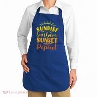 Summer Gift Sunrise Sunburn Sunset Repeat Gift Apron thumb 2
