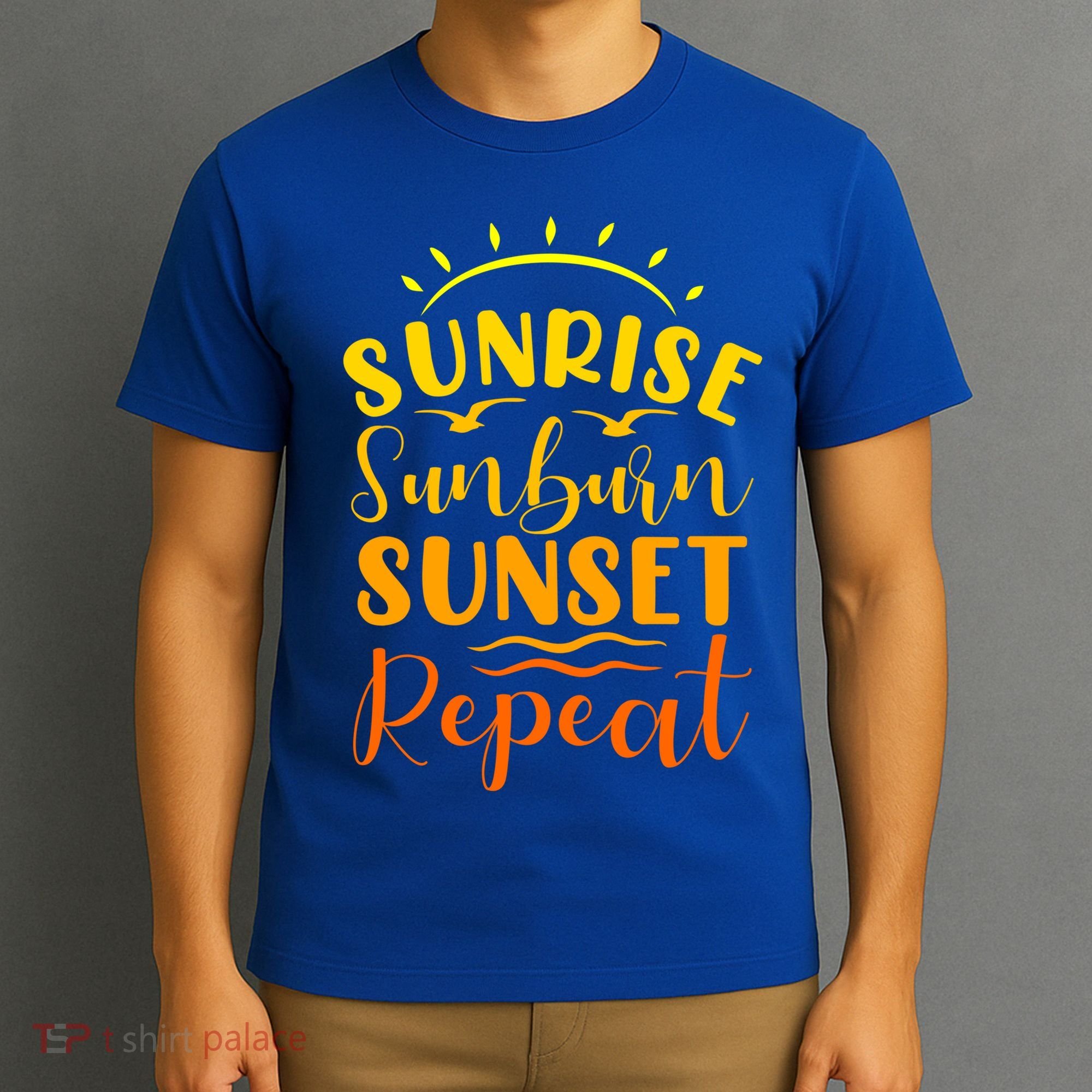 Summer Gift Sunrise Sunburn Sunset Repeat Gift T-Shirt