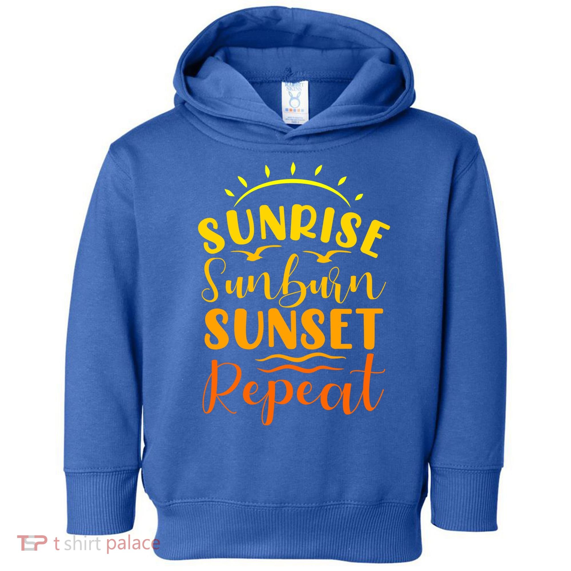 Summer Gift Sunrise Sunburn Sunset Repeat Gift Toddler Hoodie