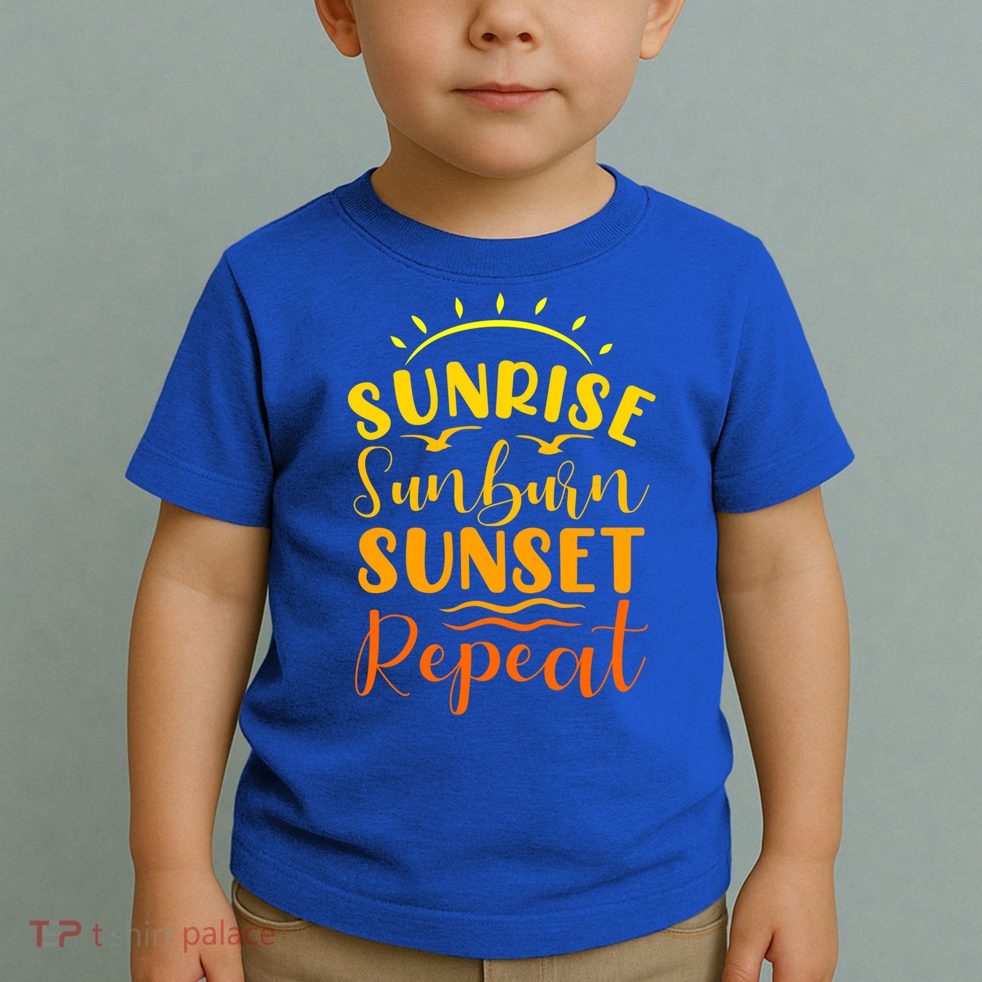 Summer Gift Sunrise Sunburn Sunset Repeat Gift Toddler T-Shirt