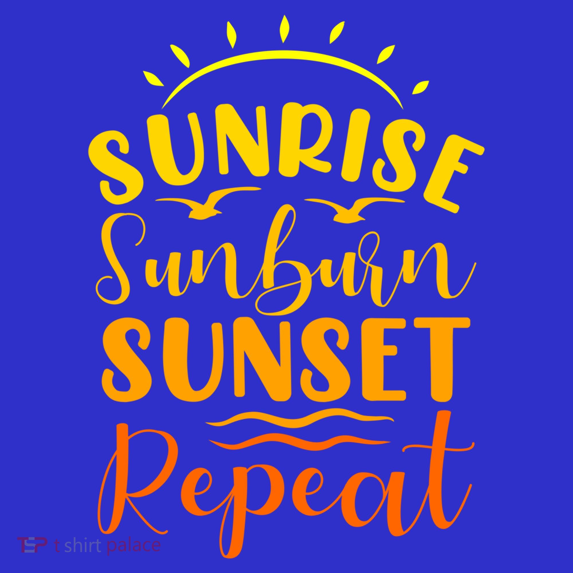 Summer Gift Sunrise Sunburn Sunset Repeat Gift Women's T-Shirt