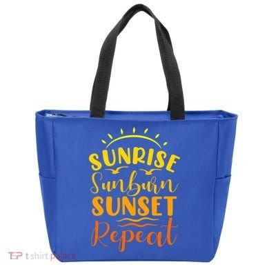 Summer Gift Sunrise Sunburn Sunset Repeat Gift Tote Bag