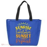 Summer Gift Sunrise Sunburn Sunset Repeat Gift Tote Bag thumb 0