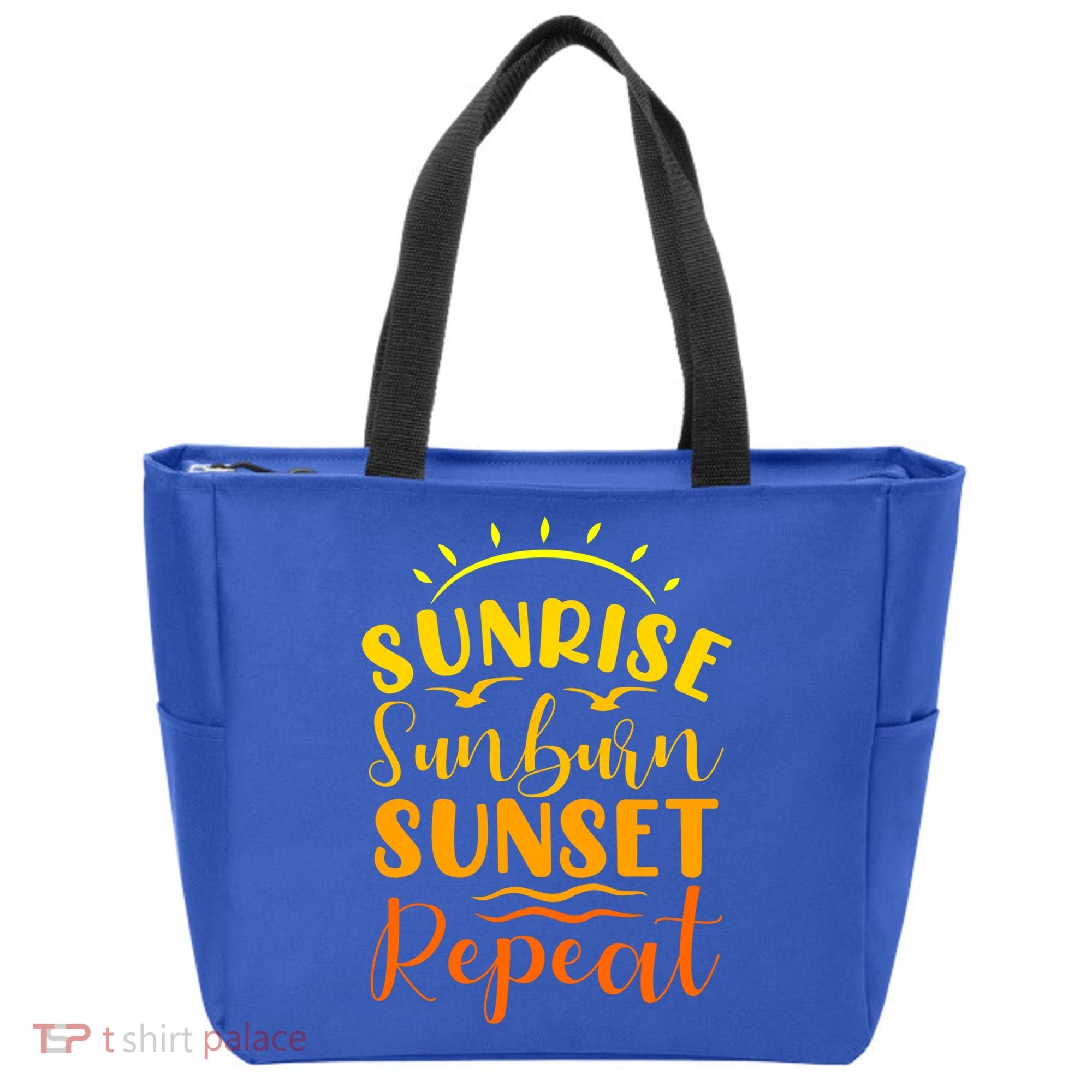 Summer Gift Sunrise Sunburn Sunset Repeat Gift Tote Bag