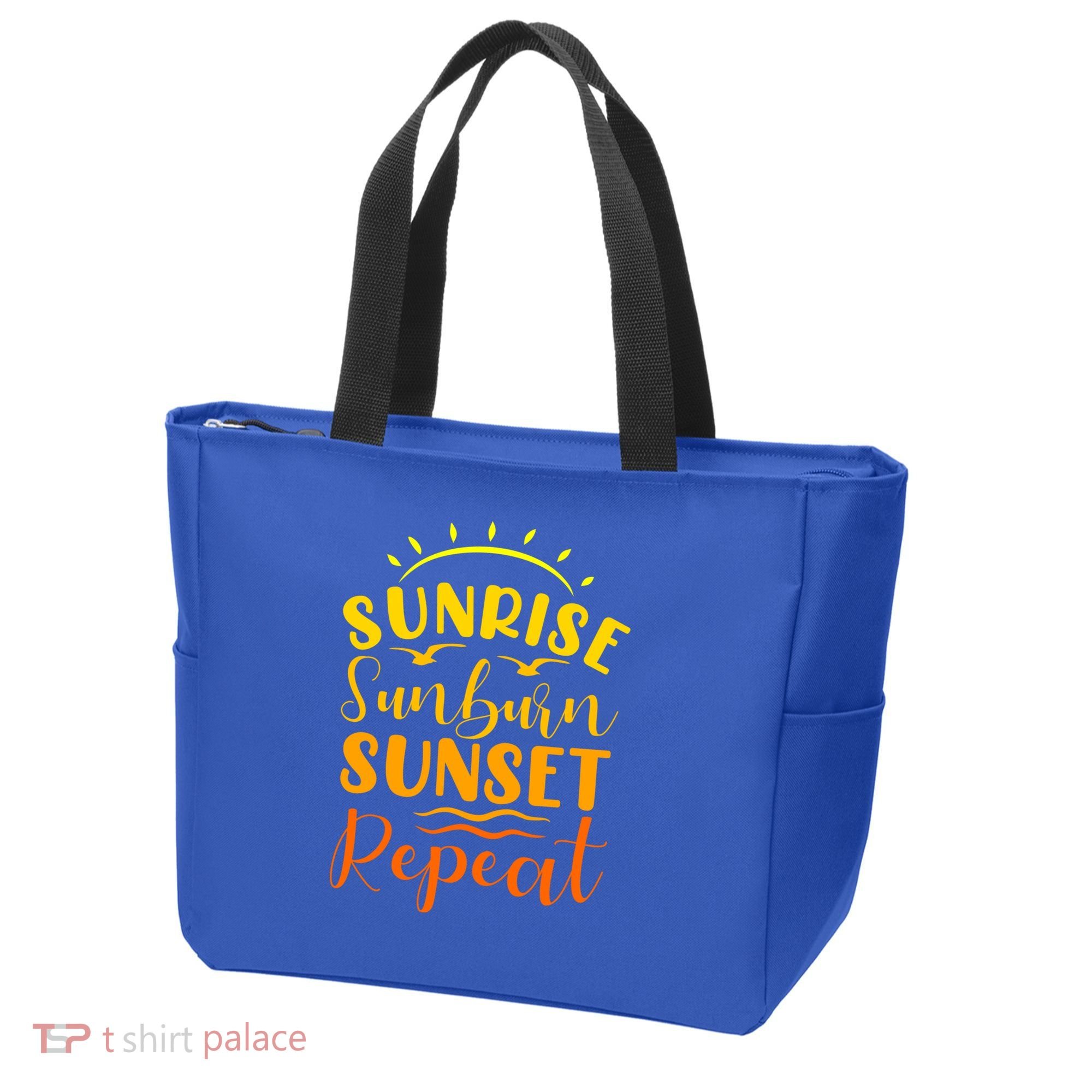 Summer Gift Sunrise Sunburn Sunset Repeat Gift Tote Bag