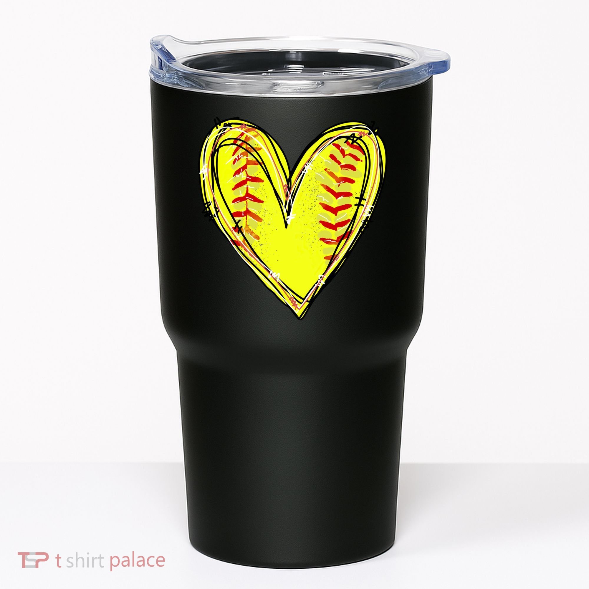 Softball Game Softball Heart Day Softball Lovers Tumbler