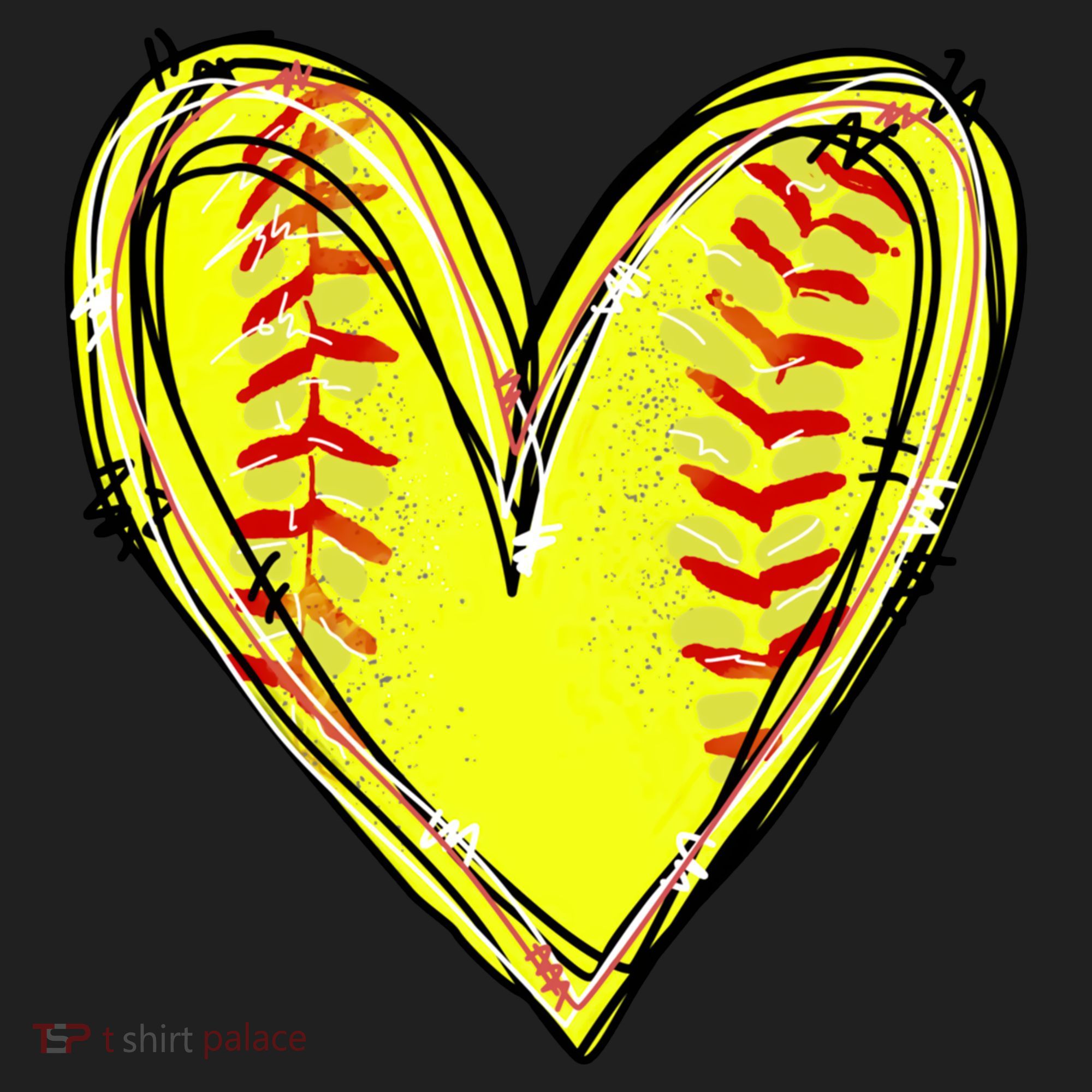 Softball Game Softball Heart Day Softball Lovers Hat