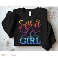 Softball Girls Softball Player Softball Girl Sweatshirt thumb 2