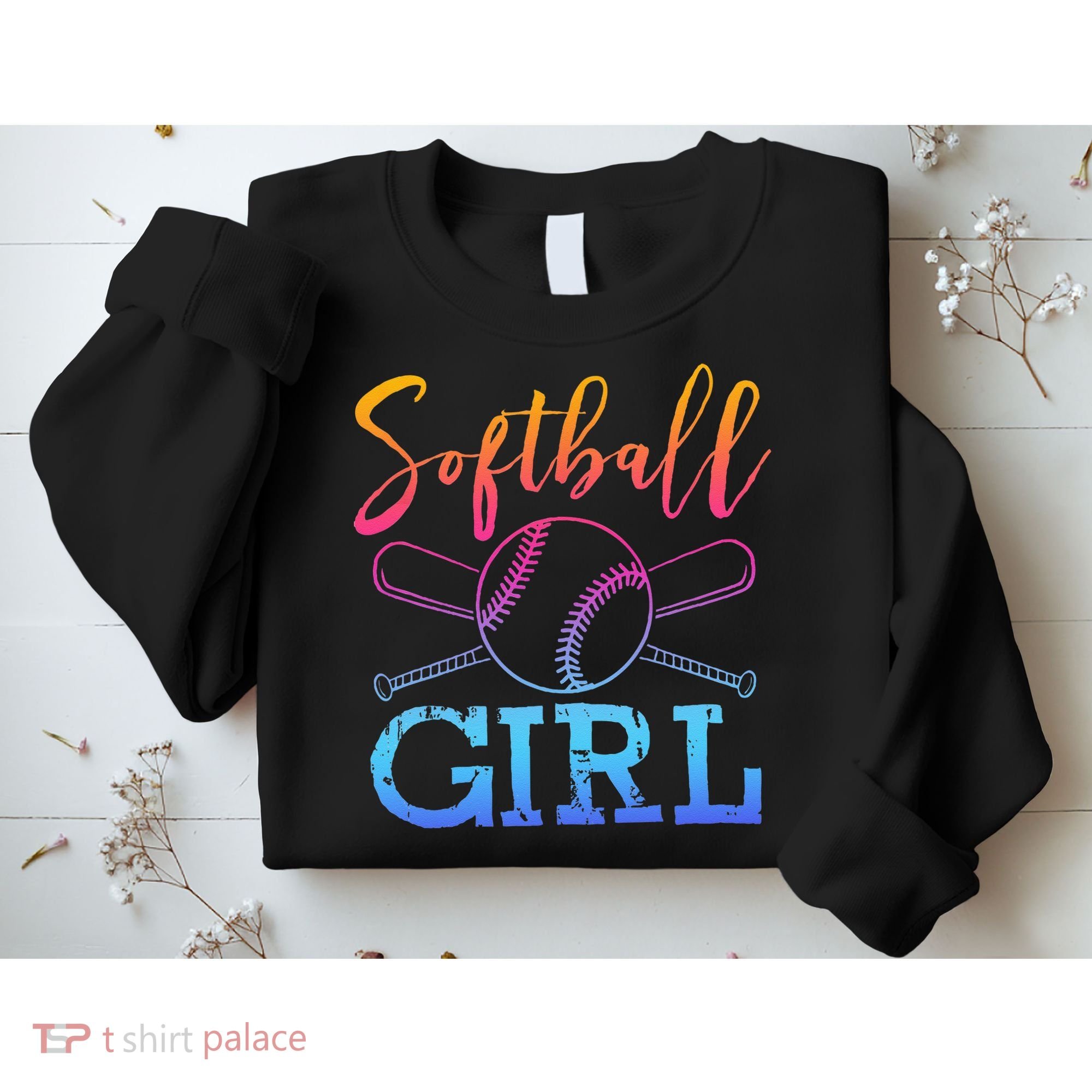 Softball Girls Softball Player Softball Girl Sweatshirt
